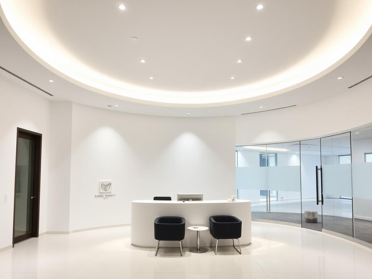 Reforma comercial com acabamento fino